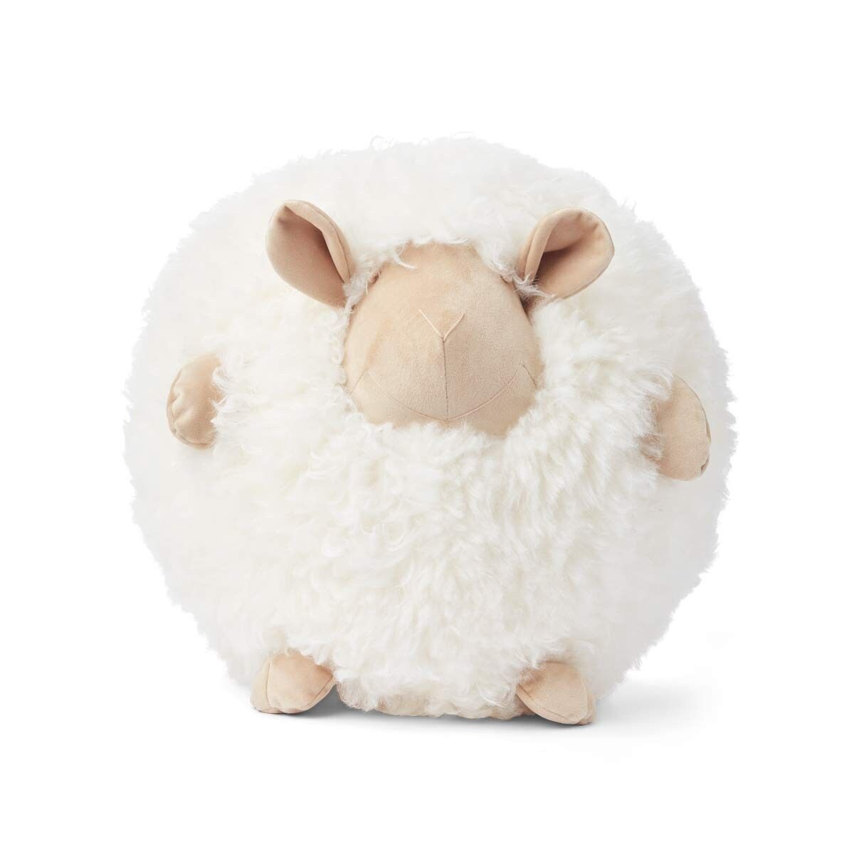 Cube En Peau De Mouton - Maison Thuret