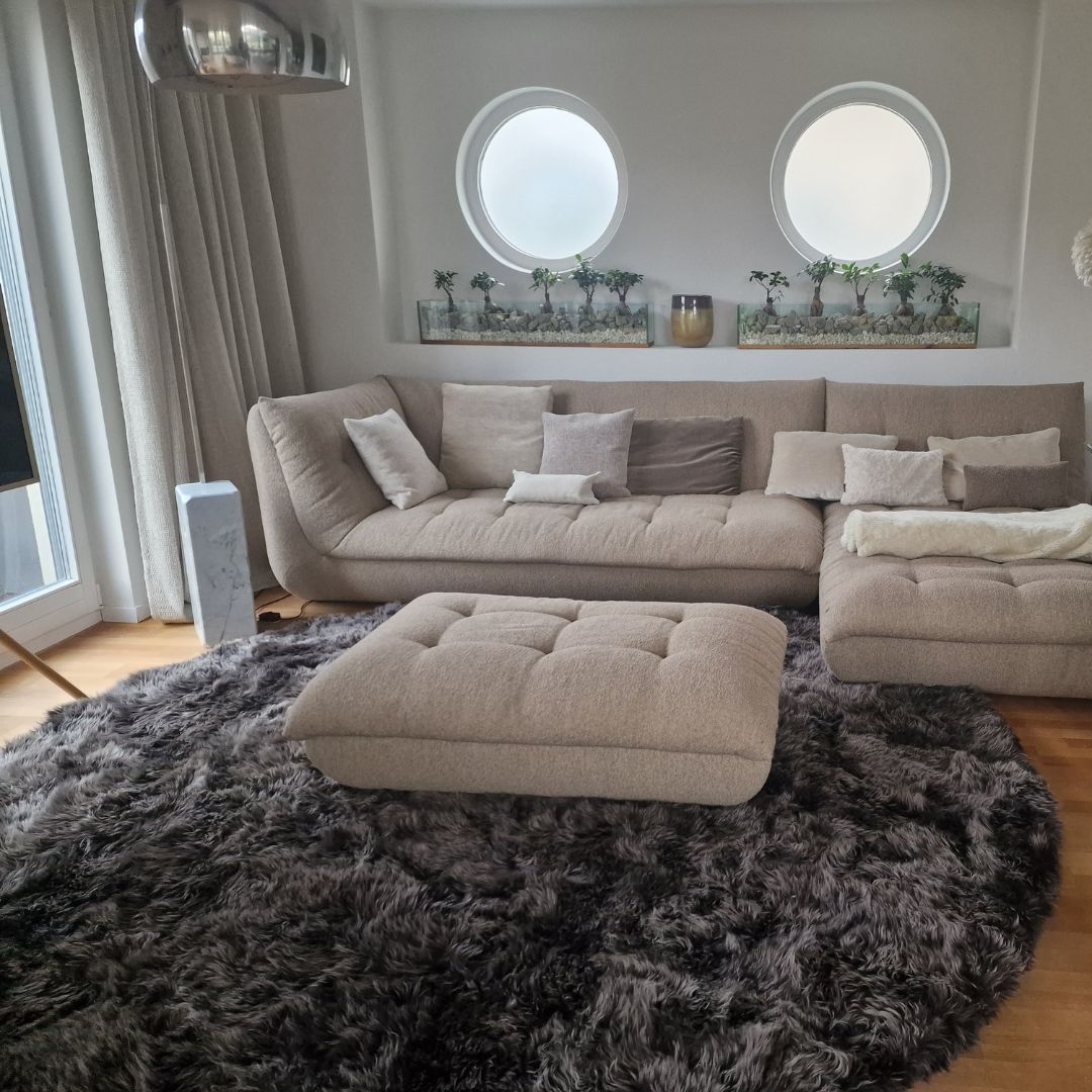 Tapis en peau
