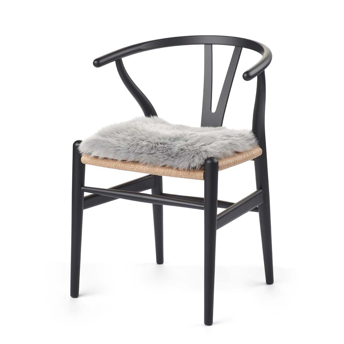 Long Wool Sheepskin Seat Cover WIth Filling