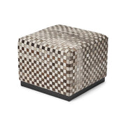 Tabouret en peau de vache | 46×46 cm | 60×60 cm
