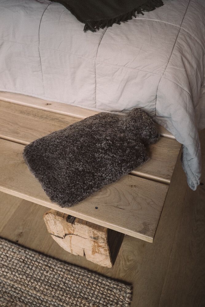 Sheepskin Hot Water Bottle Cappuccino