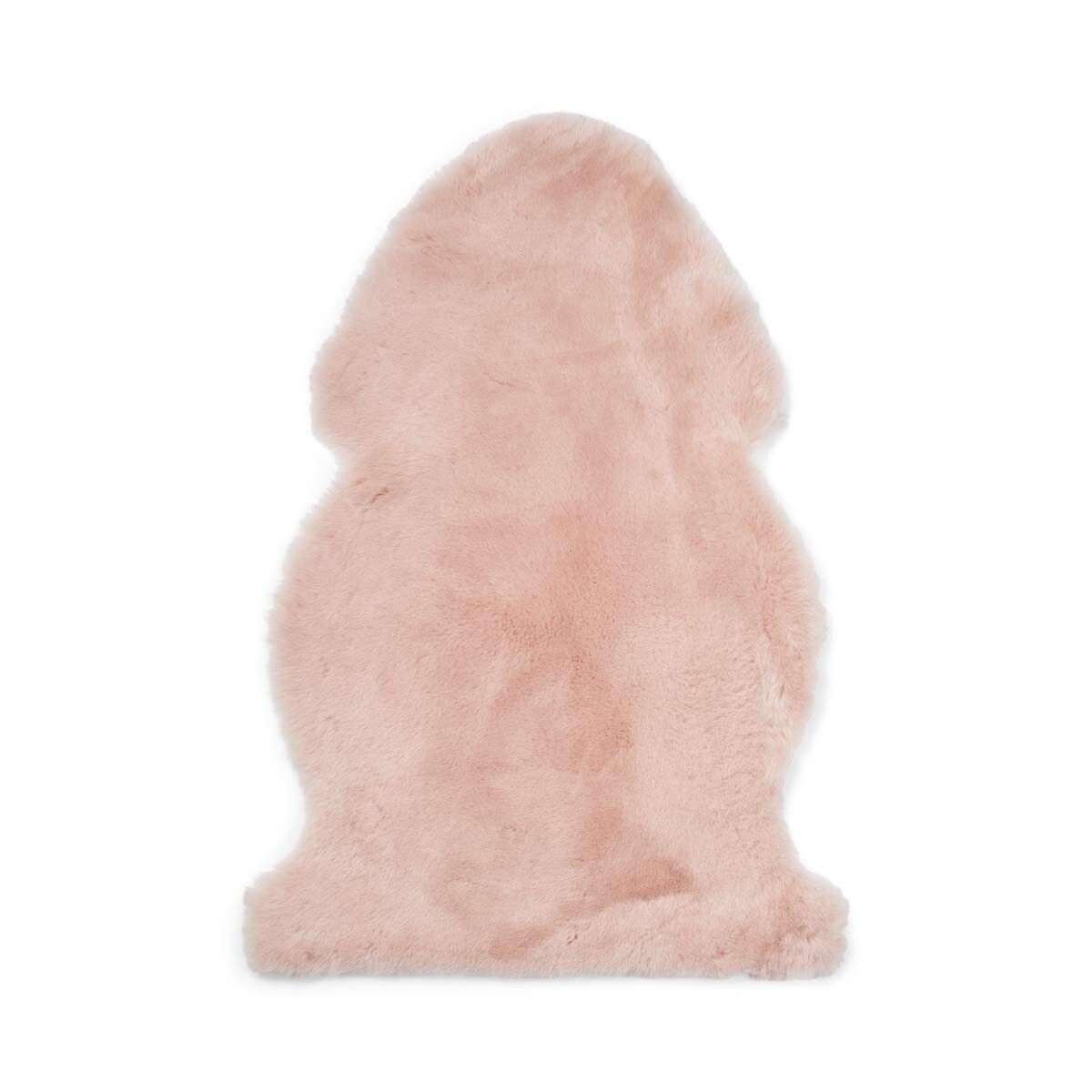 Peau de mouton pour bébé | Laine courte | Nouvelle-Zélande Rose clair