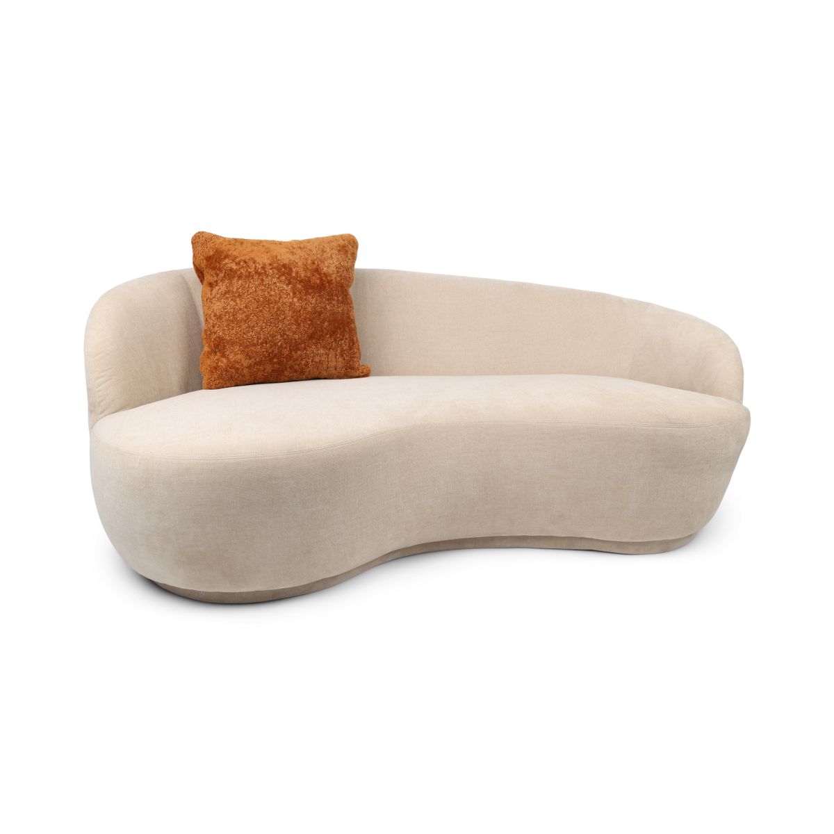 Coussin premium en peau de mouton | Poils longs | Nouvelle-Zélande | Double face Mocca