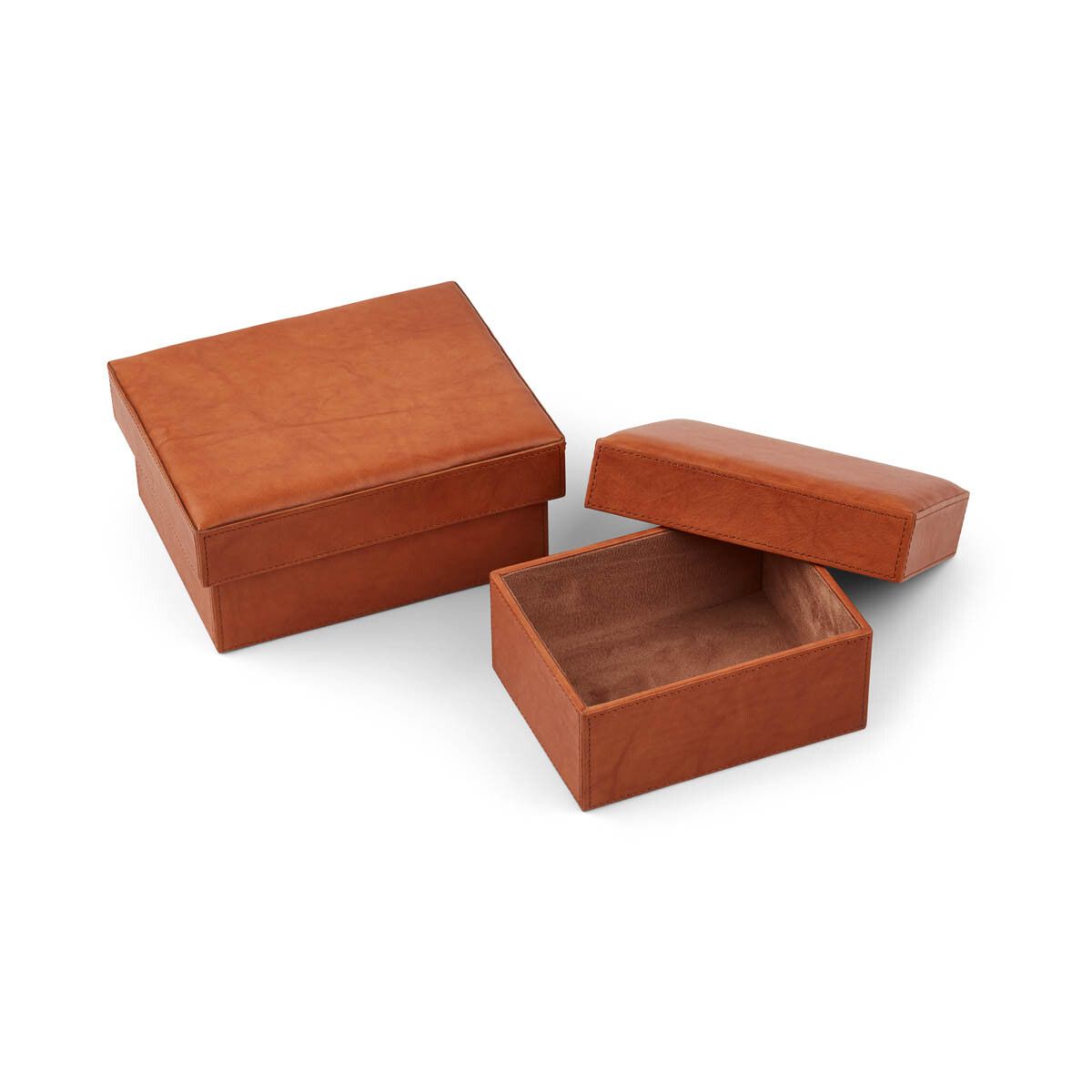 Boîte en cuir