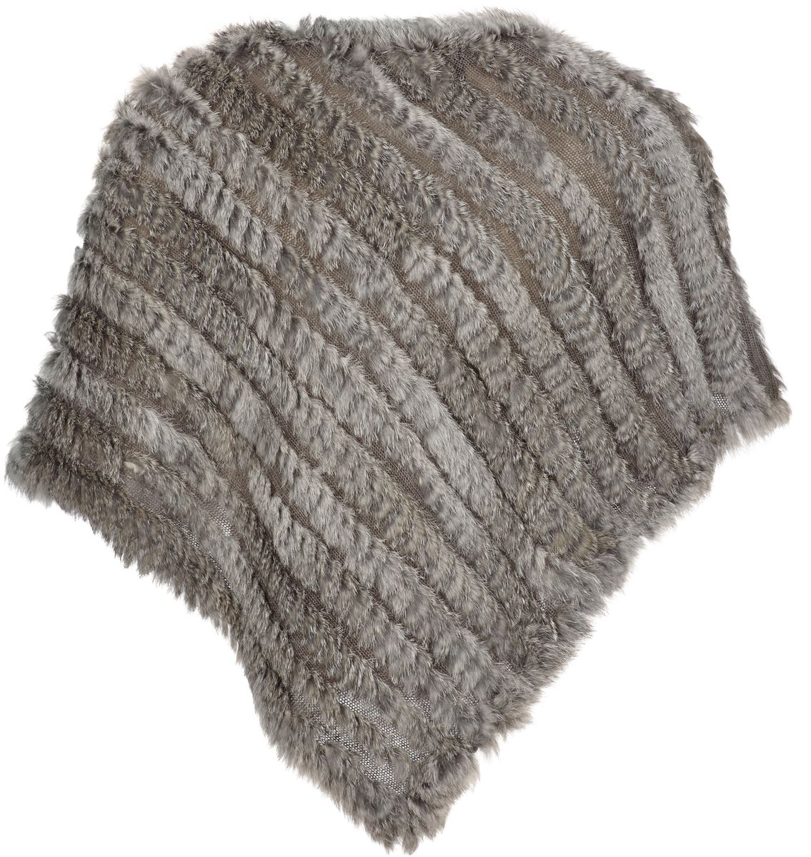 Poncho Molly Gris Naturel