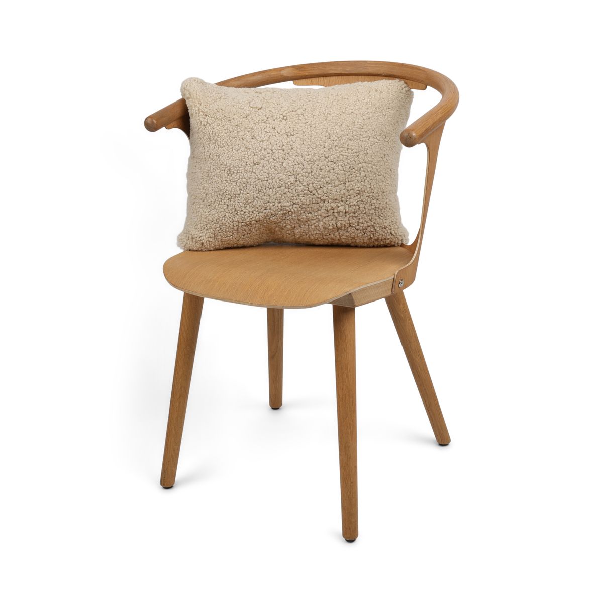 Coussin en peau de mouton | Laine courte | Nouvelle-Zélande | 35x45 cm