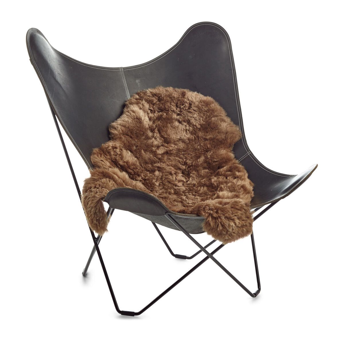 Peau de mouton islandaise | Laine courte | 90-100 cm