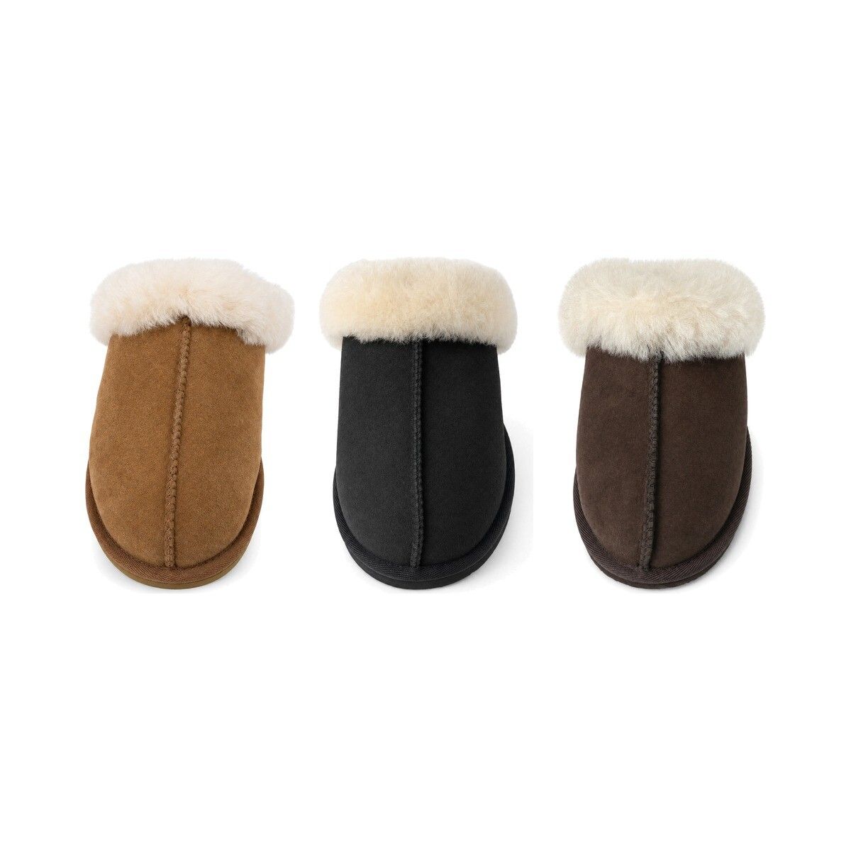 Chausson bouclé duveteux