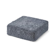 Pouf en peau de mouton bouclée | Laine courte