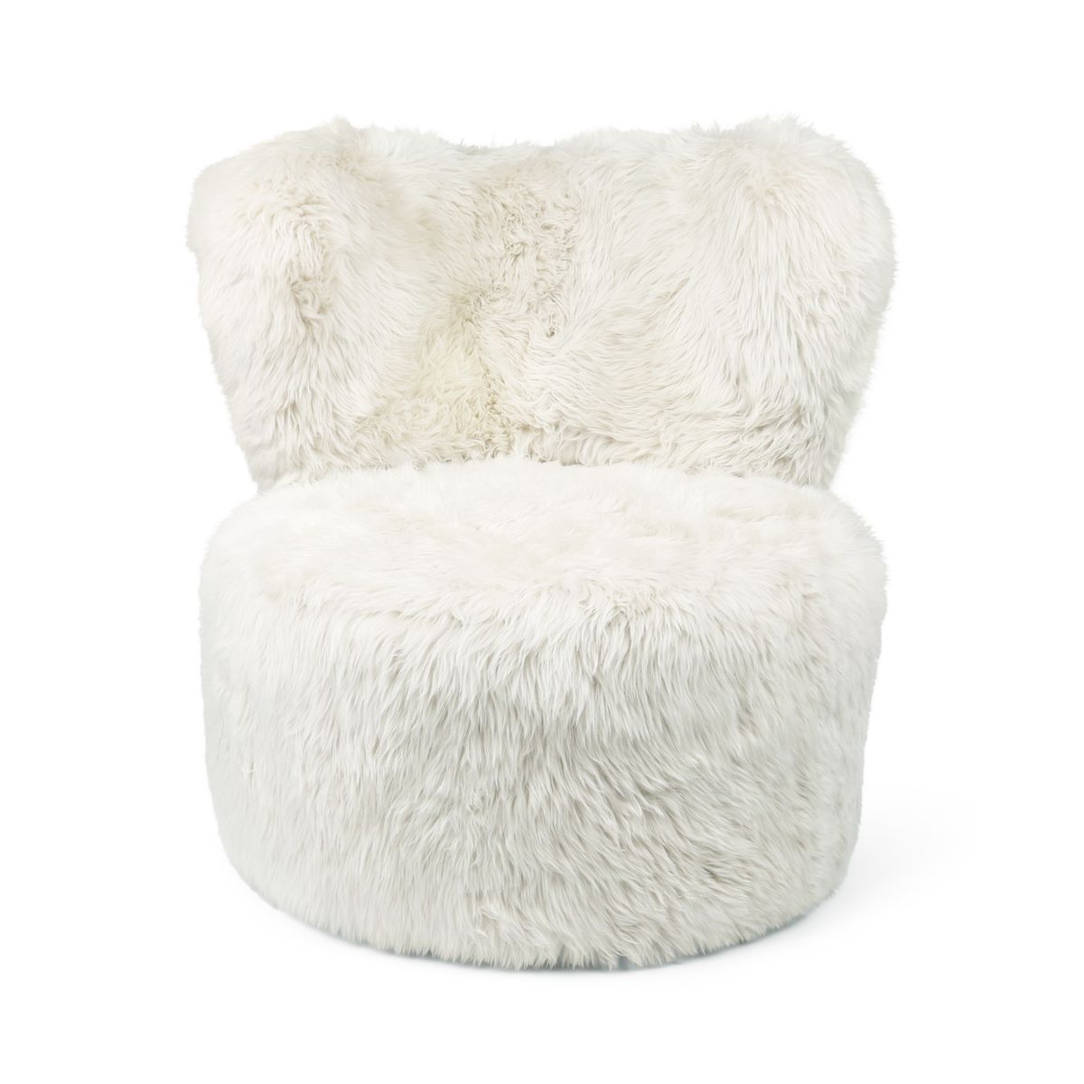 Chaise ronde Skandi Ivoire