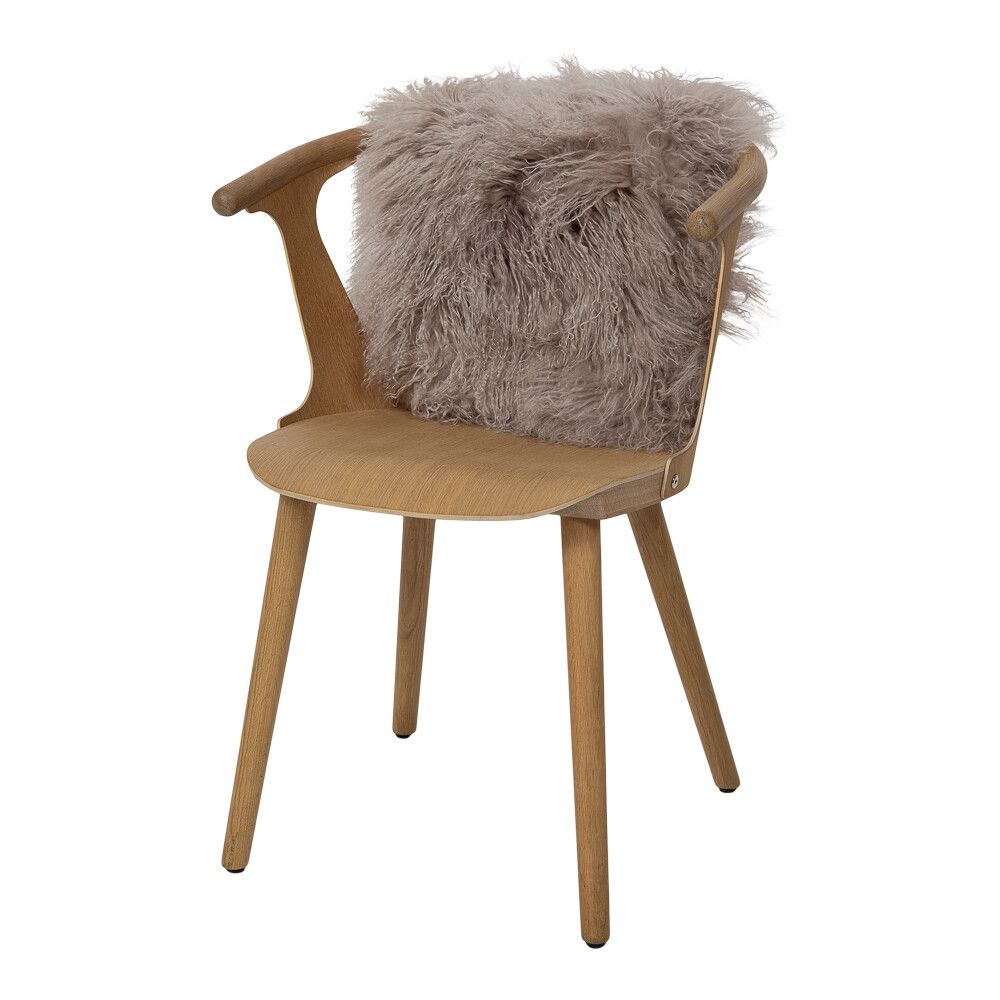 Coussin en peau de mouton tibétain | 40x40 cm