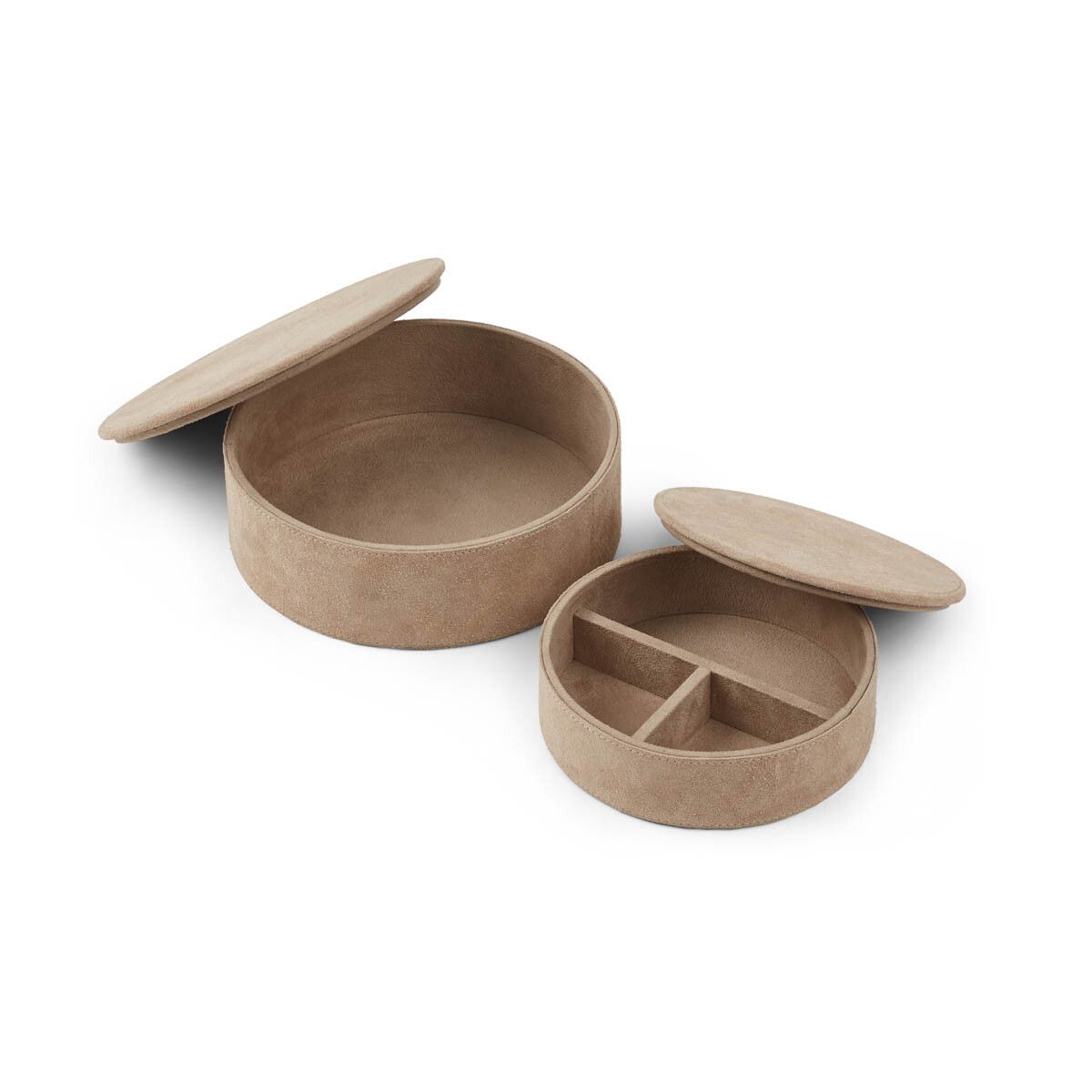 Round Leather Box Set