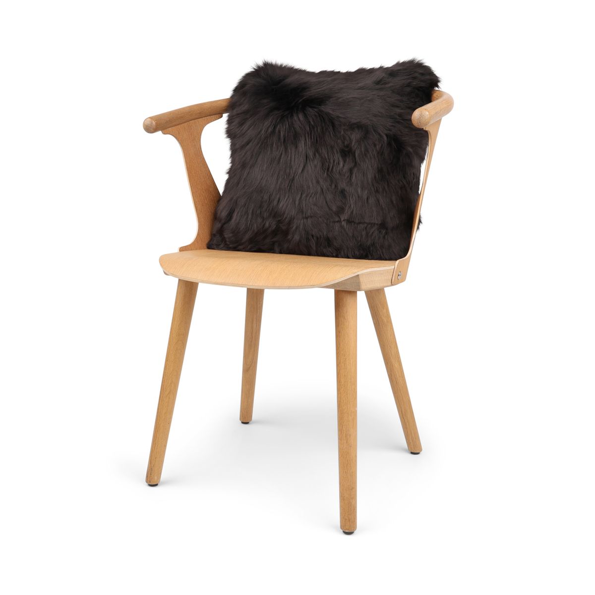 Coussin en peau de mouton | Laine longue | Nouvelle-Zélande | 40x40 cm
