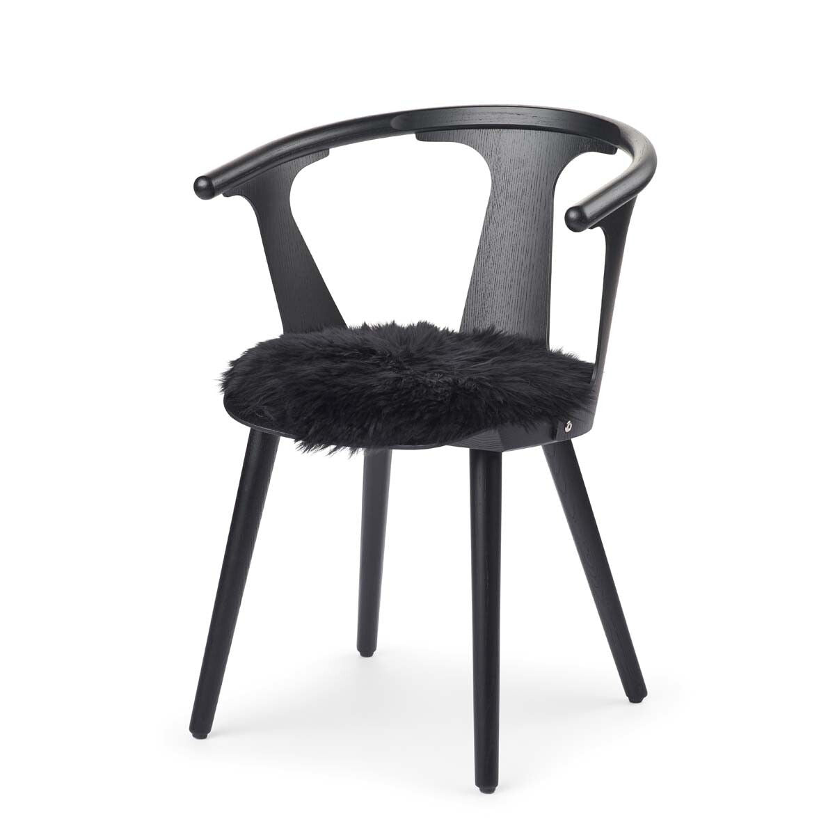 Long Wool Sheepskin Seat Cover | Ø38 cm