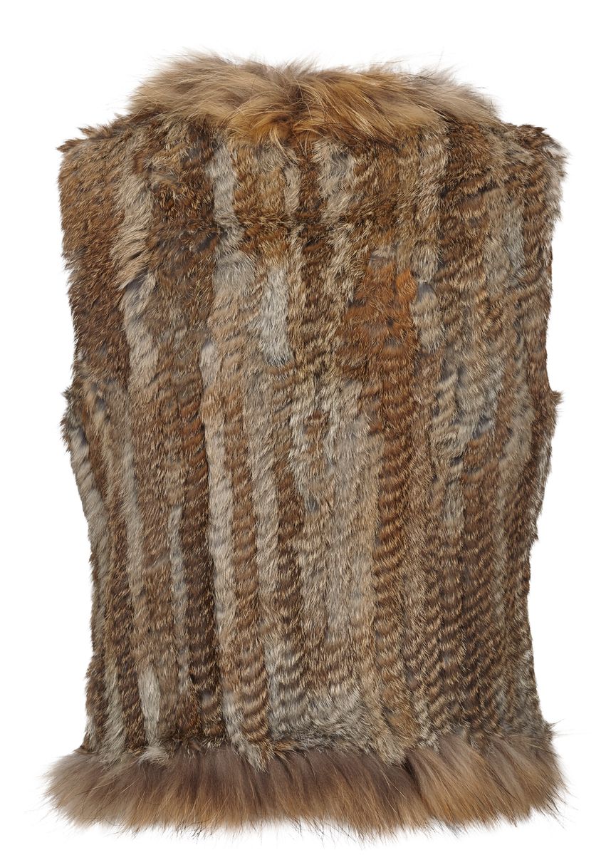 Gilet Anna Marron Naturel
