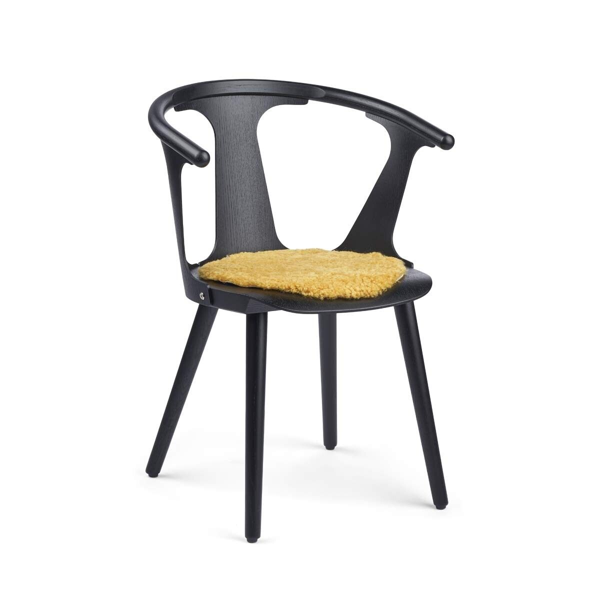 Short Wool Sheepskin Seat Cover | Ø38 cm