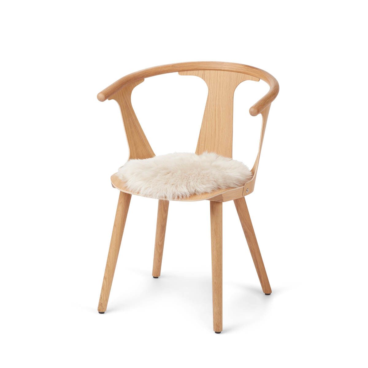Dessus de siège premium | Laine longue | Nouvelle-Zélande | Ø34 cm