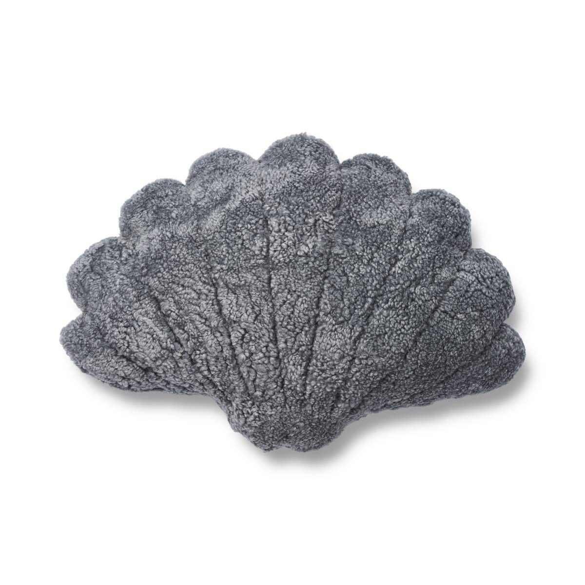 Coussin coquille | Petit | Moyen | Grand Gris Léger