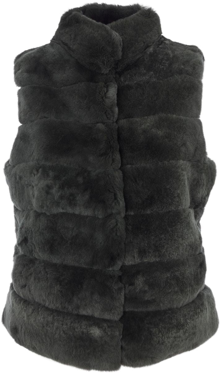 Gilet Caroline Vert Antique