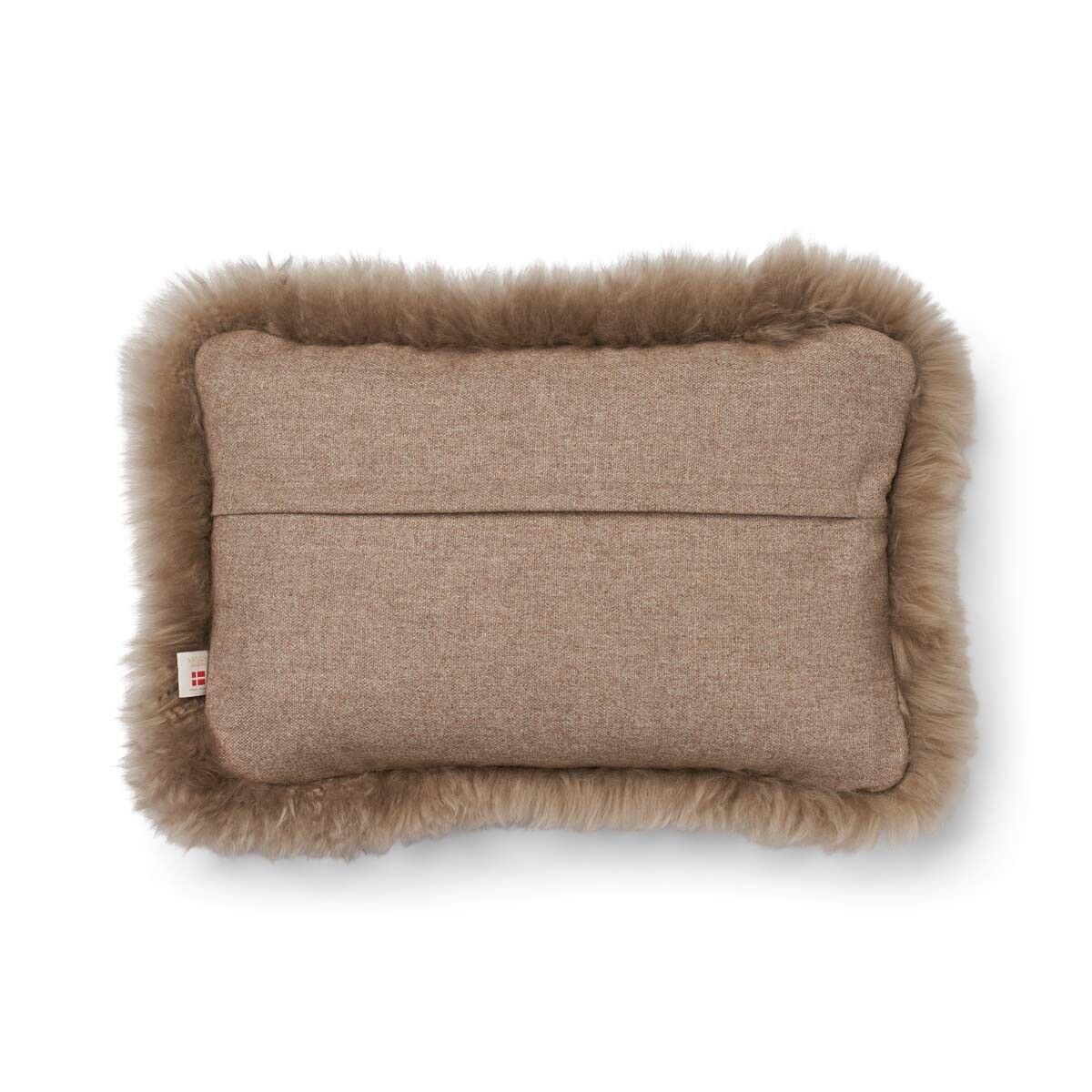 Coussin en laine | LW trim | 52x52 cm | 34x52 cm Beige/Taupe