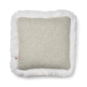 Coussin en peau de mouton longue laine - 52x52 cm | 34x52 cm