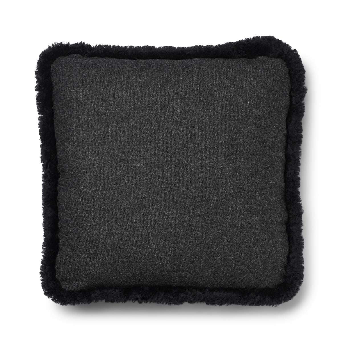 Short-Wool Sheepskin Cushion | SW trim | 52x52 cm