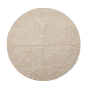 Tapis design en peau de mouton bouclée en laine courte | D140 cm