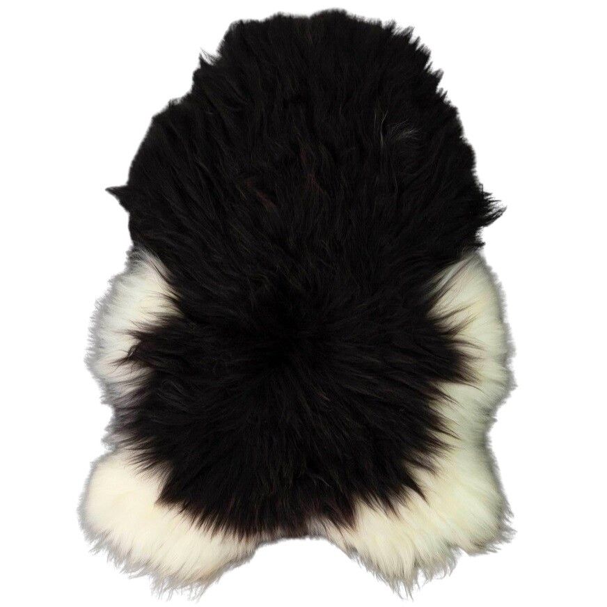Peau de mouton islandaise | Laine longue | 90 cm Mix blanc