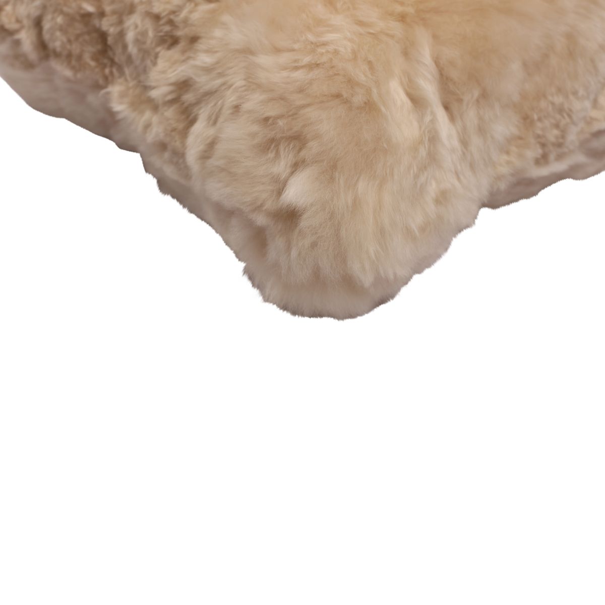 Coussin en alpaga | double face | laine courte Linge