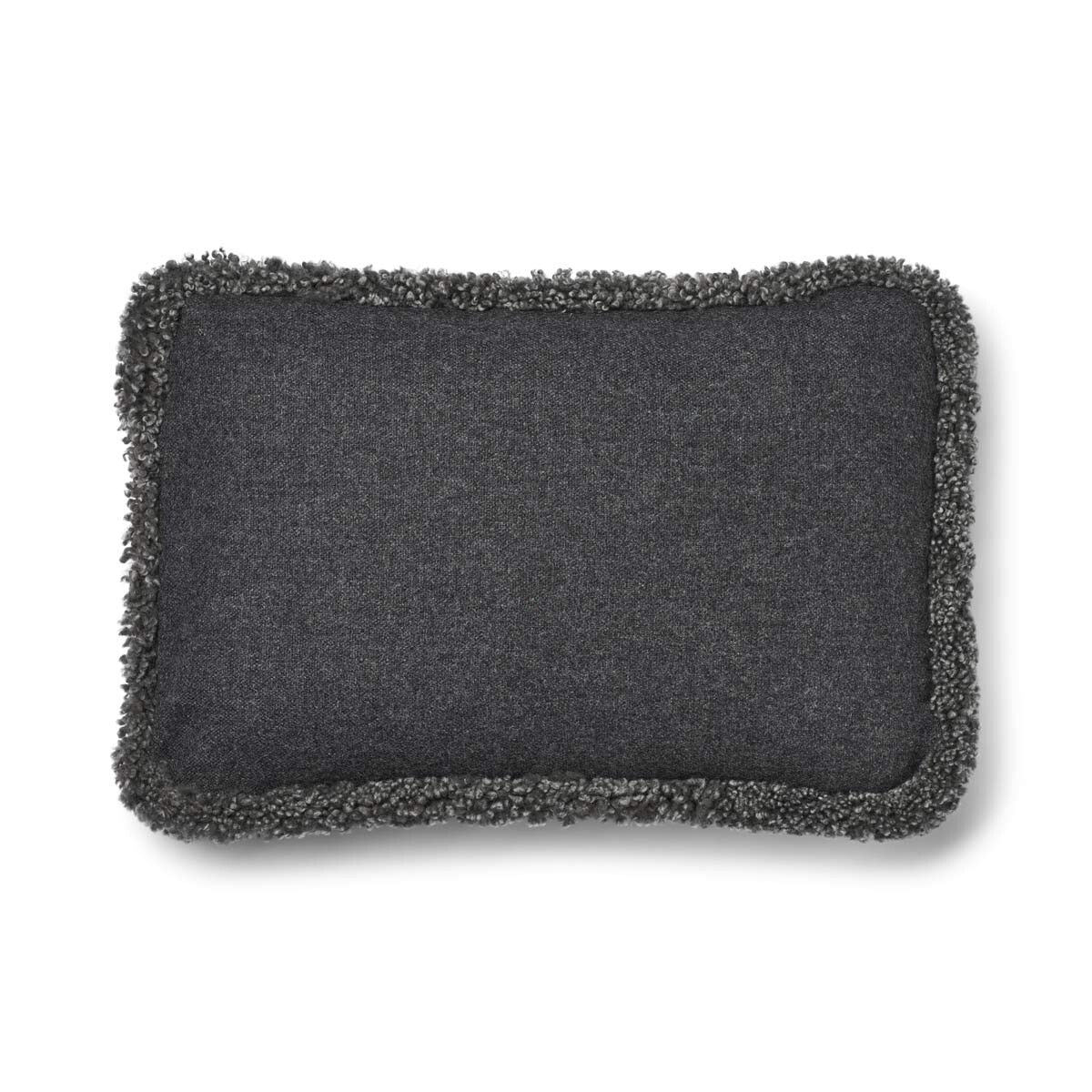 Coussin en laine courte de mouton | garniture SW | 34x52 cm