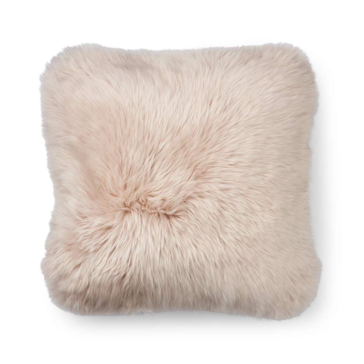 Long-Wool Sheepskin Cushion | Double Sided | 56x56 cm | 40x40 cm