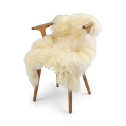 Peau de mouton britannique | Couleurs naturelles | Pointes foncées | 100-110 cm