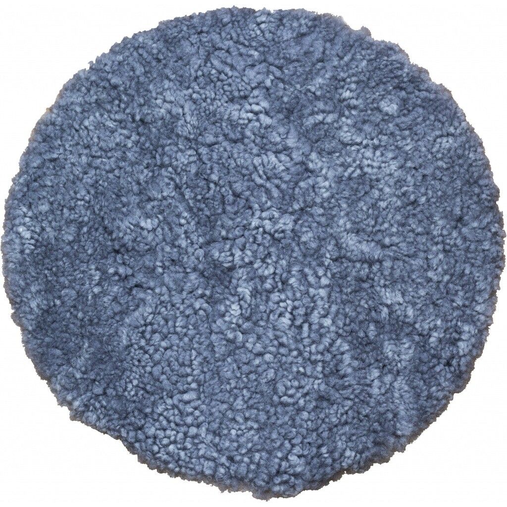 Short Wool Curly Sheepskin Seat Cover | Ø38 cm