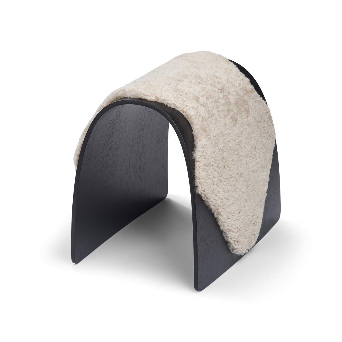Sheep Stool Cover | Short Wool