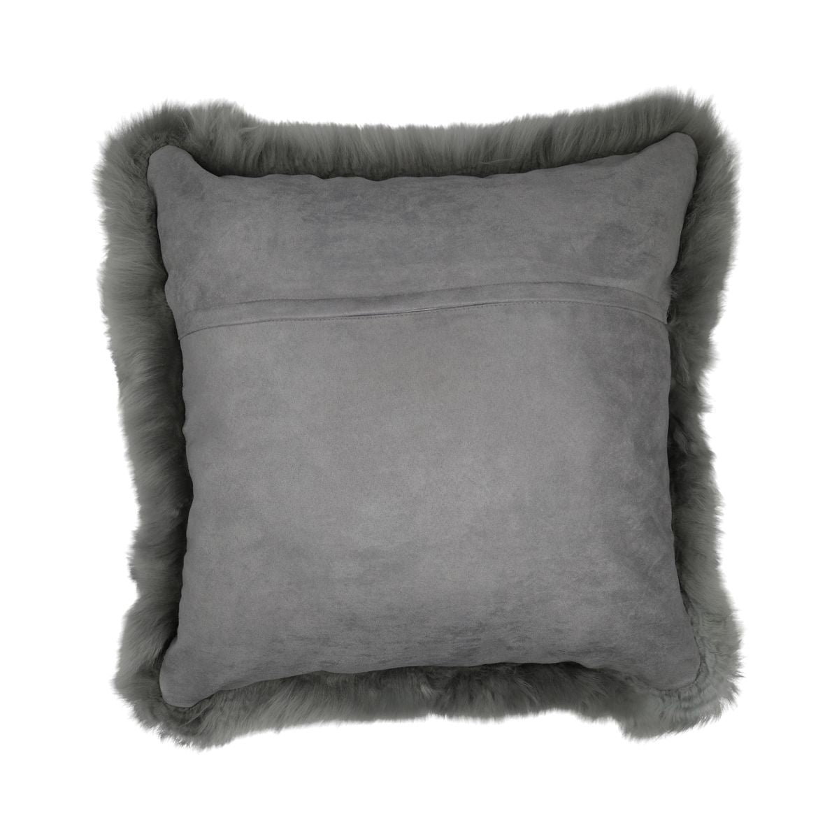 Coussin en peau de mouton | Laine longue | Nouvelle-Zélande | 50x50 cm Gris Léger