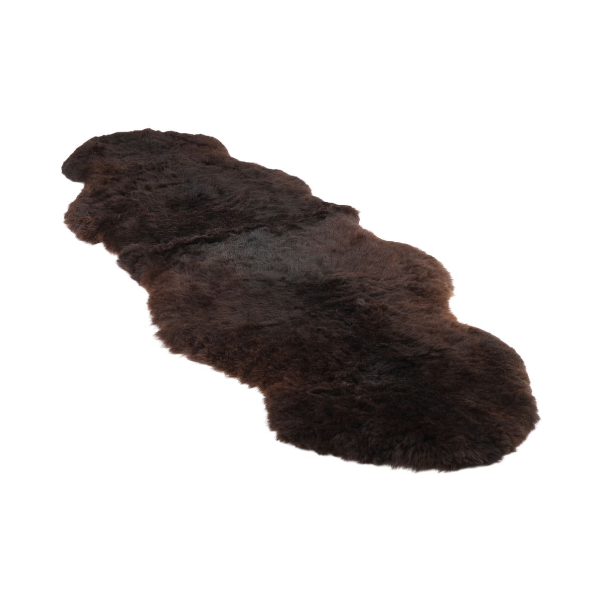 Tapis Double en Peau de Mouton | Islande | Laine Courte | 180x60 cm