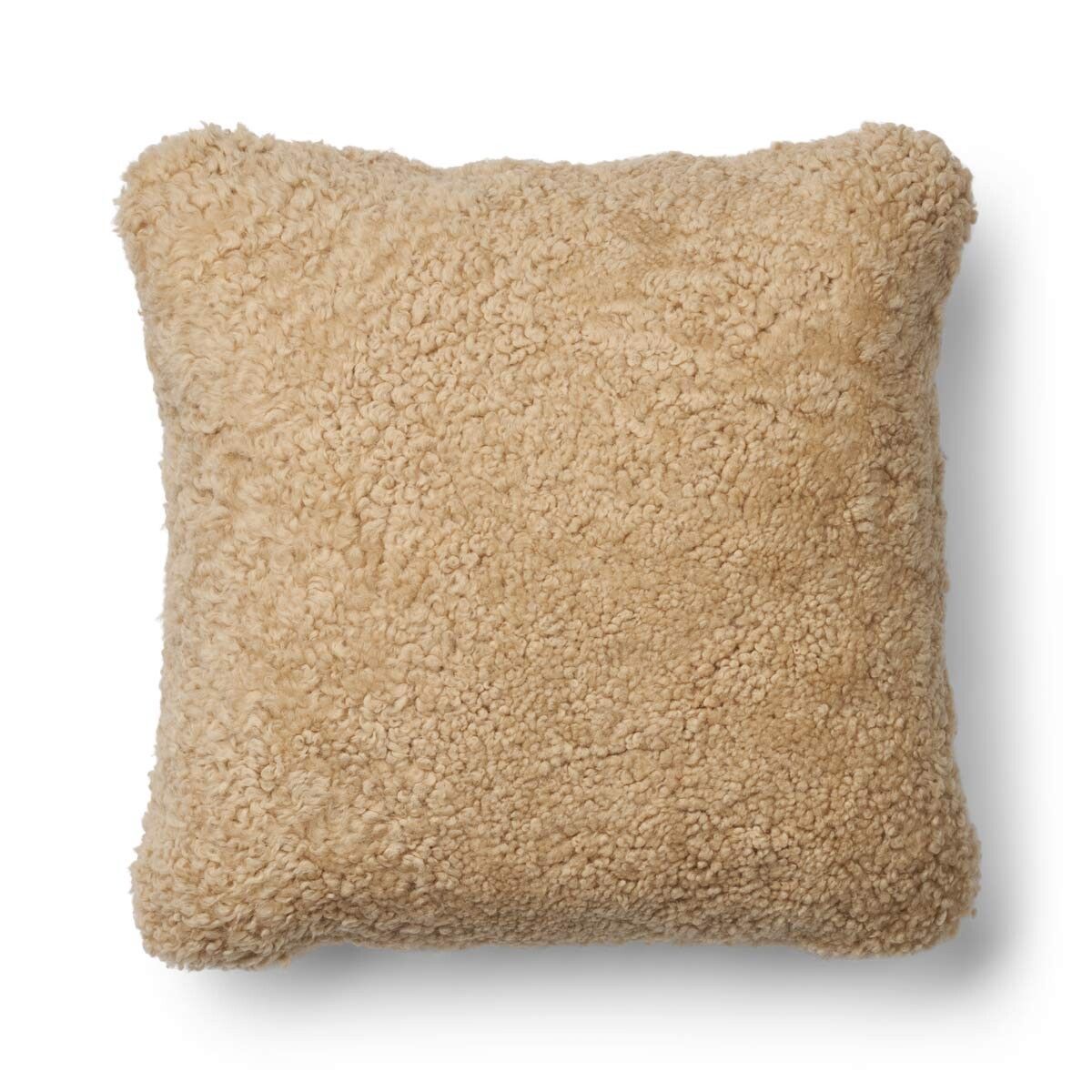 Coussin en laine courte de mouton | double face | 40x40 & 56x56 cm