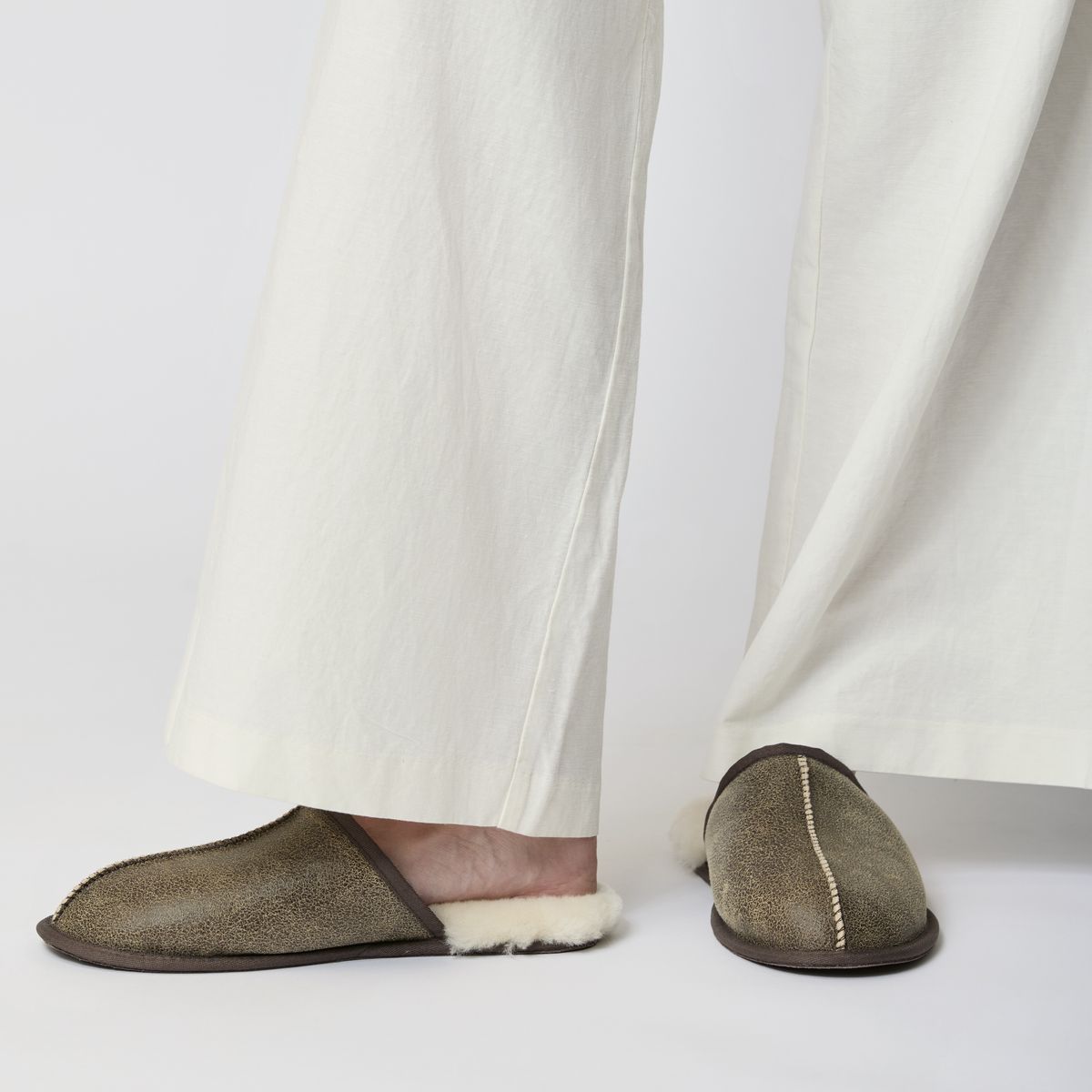 Chausson homme Nappa noir