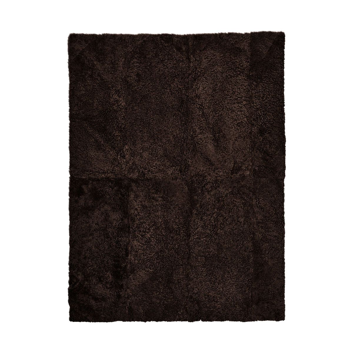 Short Wool Curly Sheepskin Design Rug