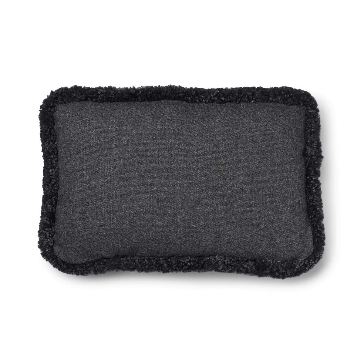 Coussin en laine courte de mouton | garniture SW | 34x52 cm