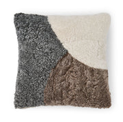 Coussin en laine courte de mouton | double face | 46x46 cm
