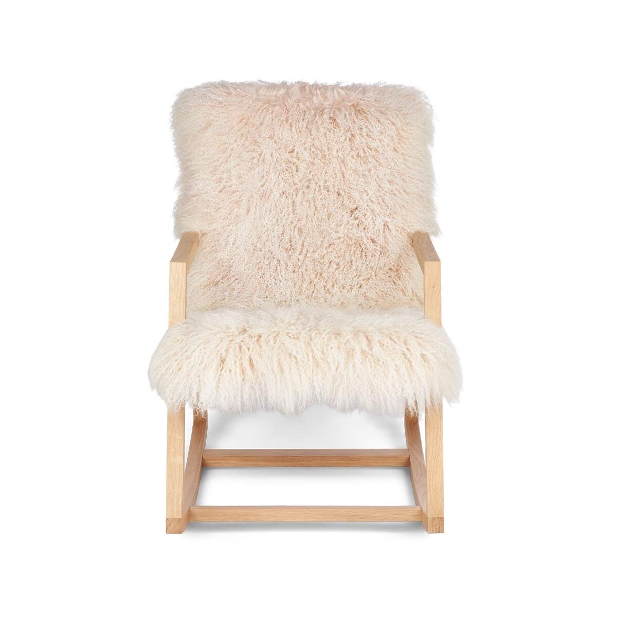 Fauteuil à bascule Huile naturelle de frêne