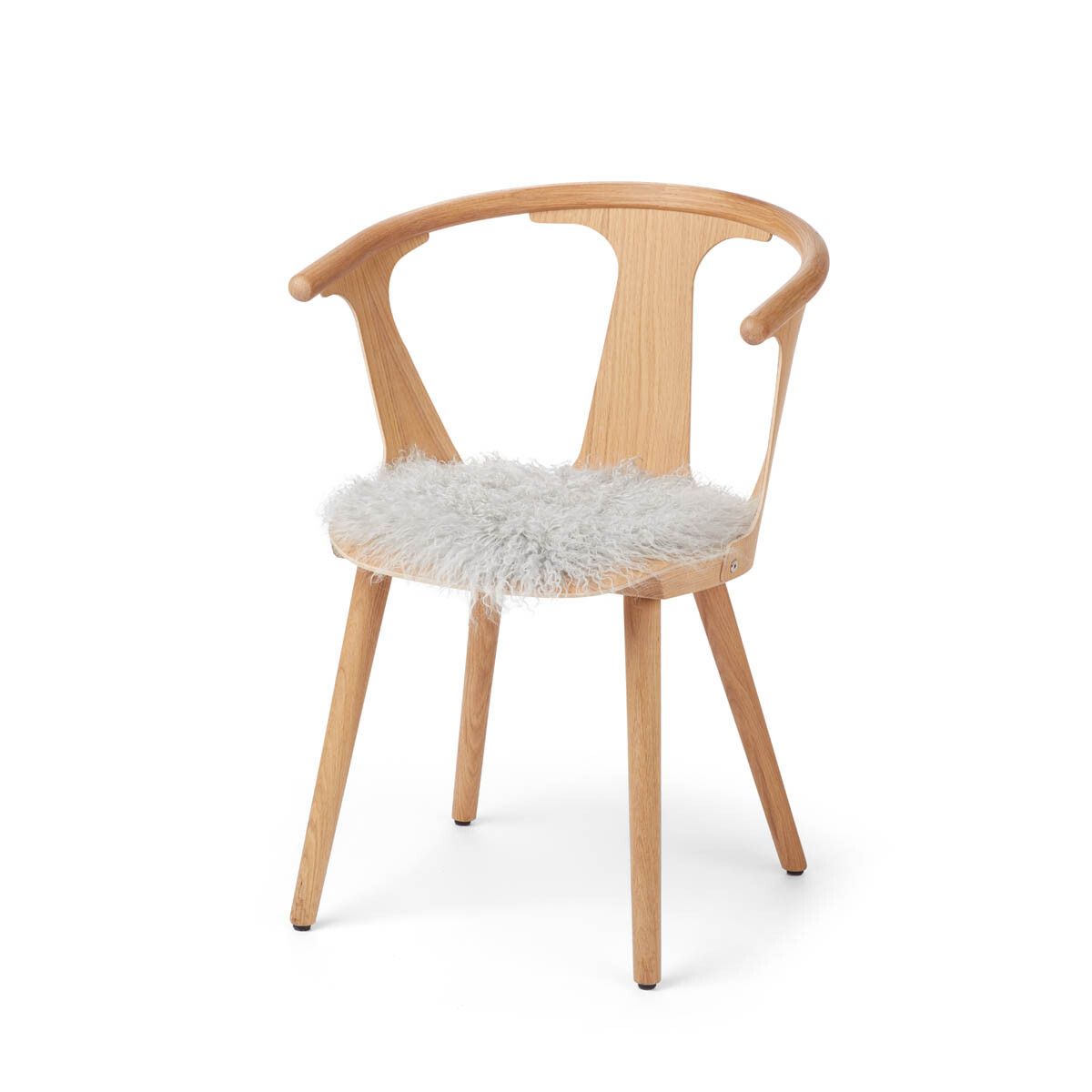 Dessus de siège | Laine longue | Ø34 cm
