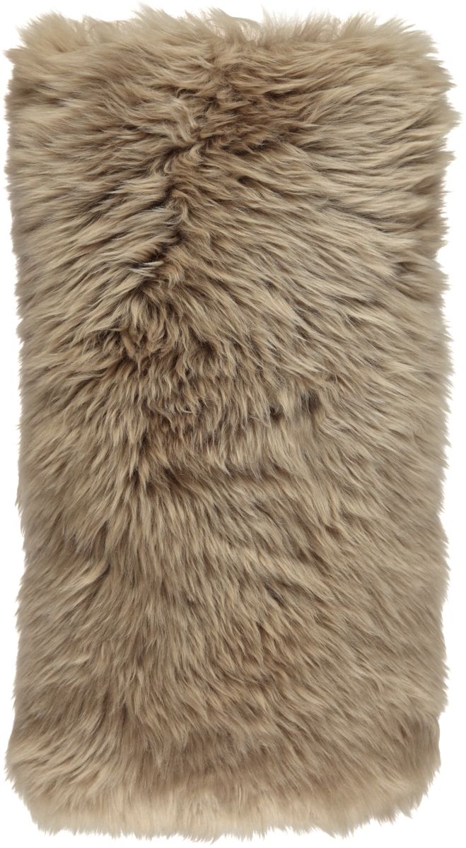 Long-Wool Sheepskin Cushion | 28x56 cm