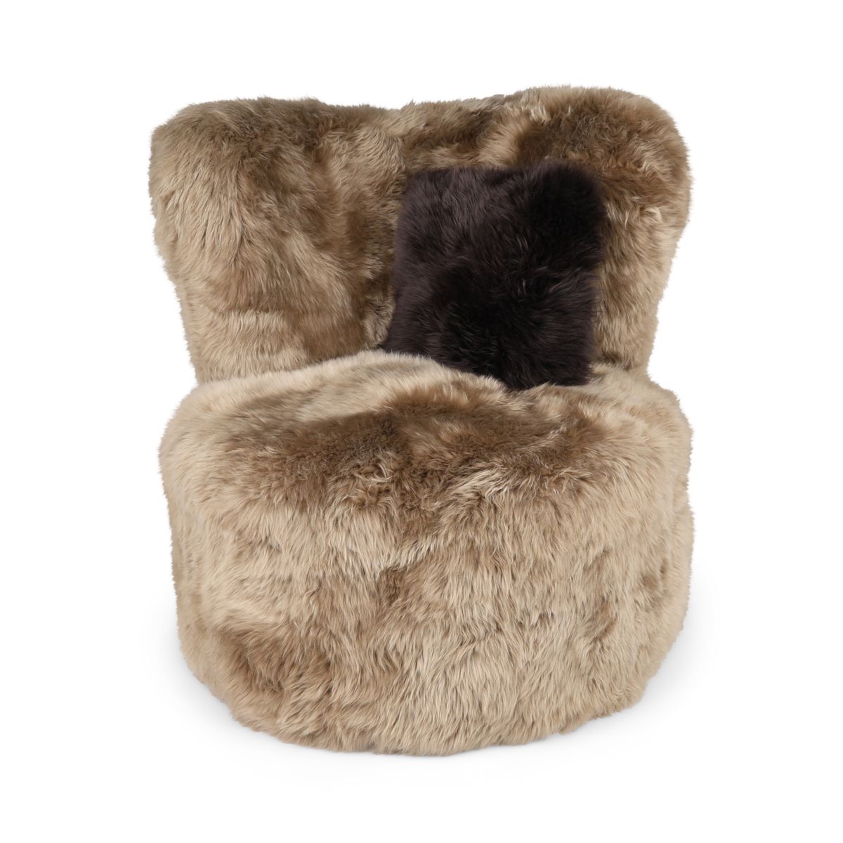 Chaise ronde Skandi Taupe