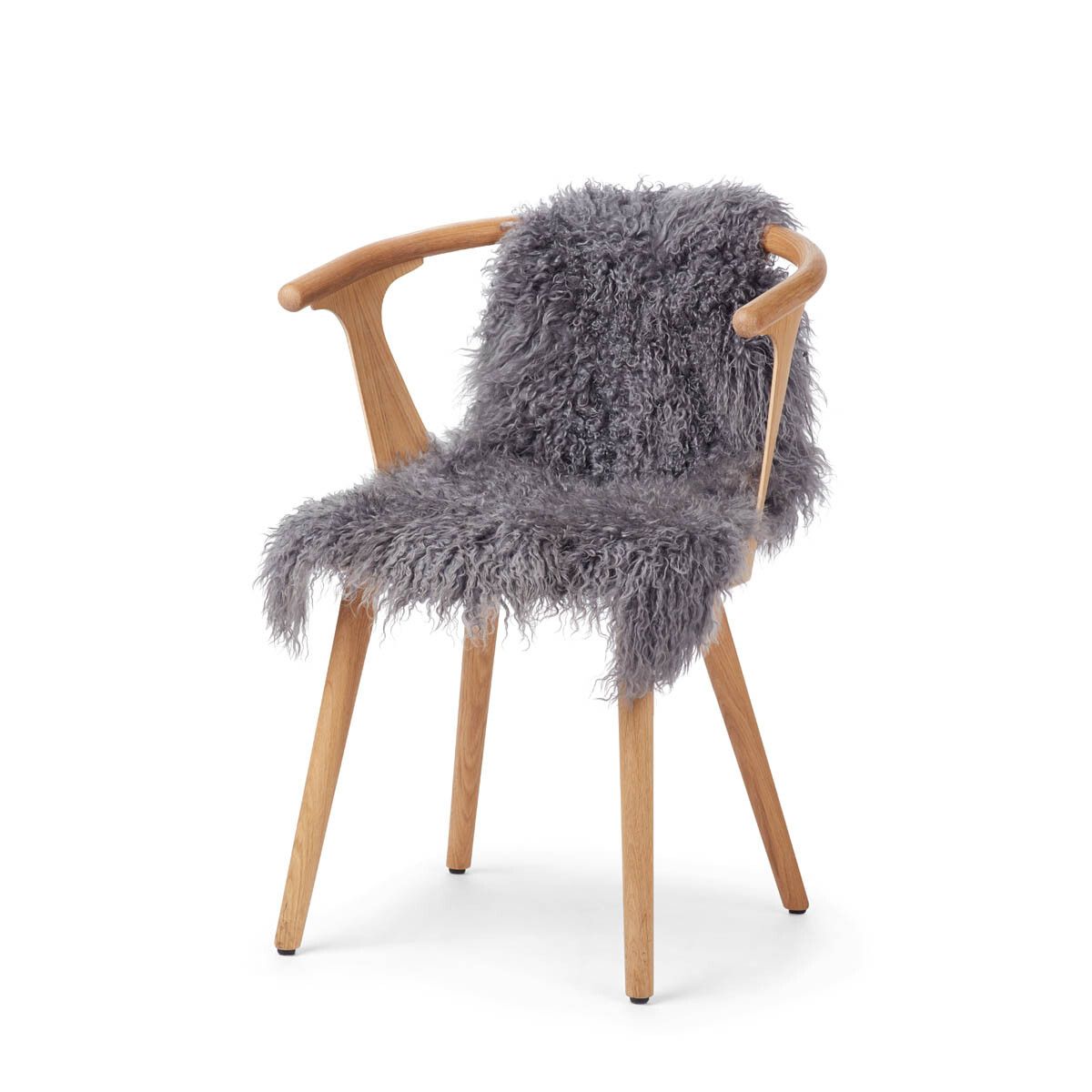 Peau de mouton tibétaine bouclée | 85 × 50 cm