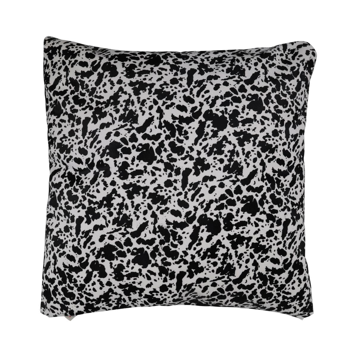 Coussin premium en peau de vache | Double face White/Black Cow Print