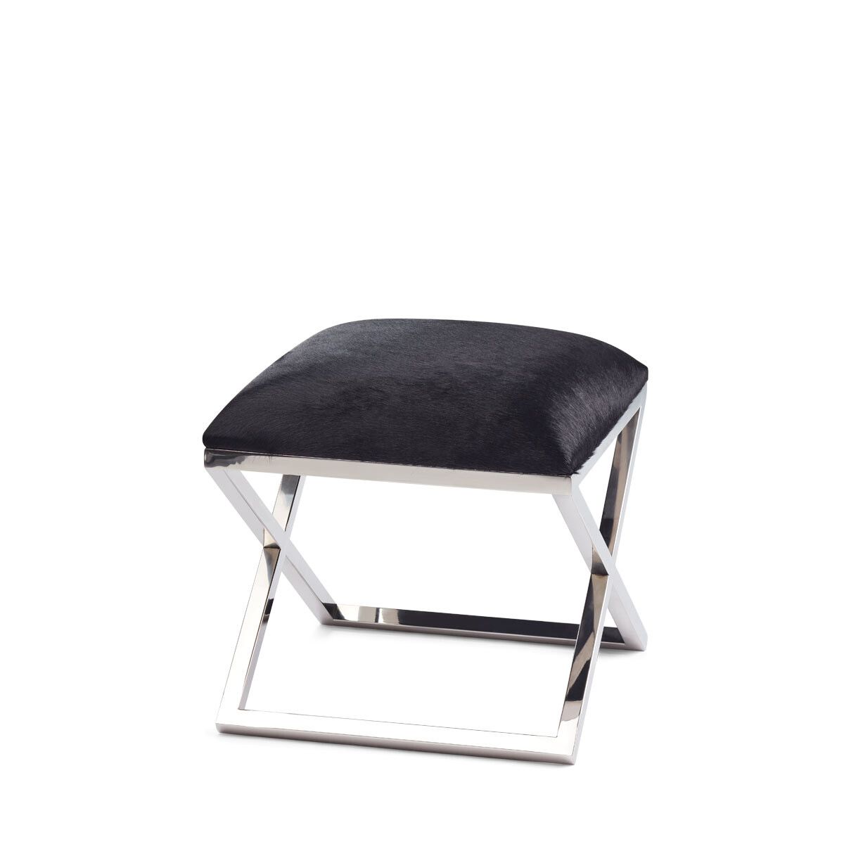 Stool Of Cow Hide