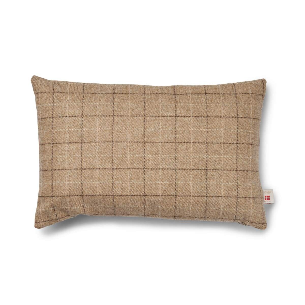 Coussin double face | 52x52 cm | 34x52 cm Avoine-Beige