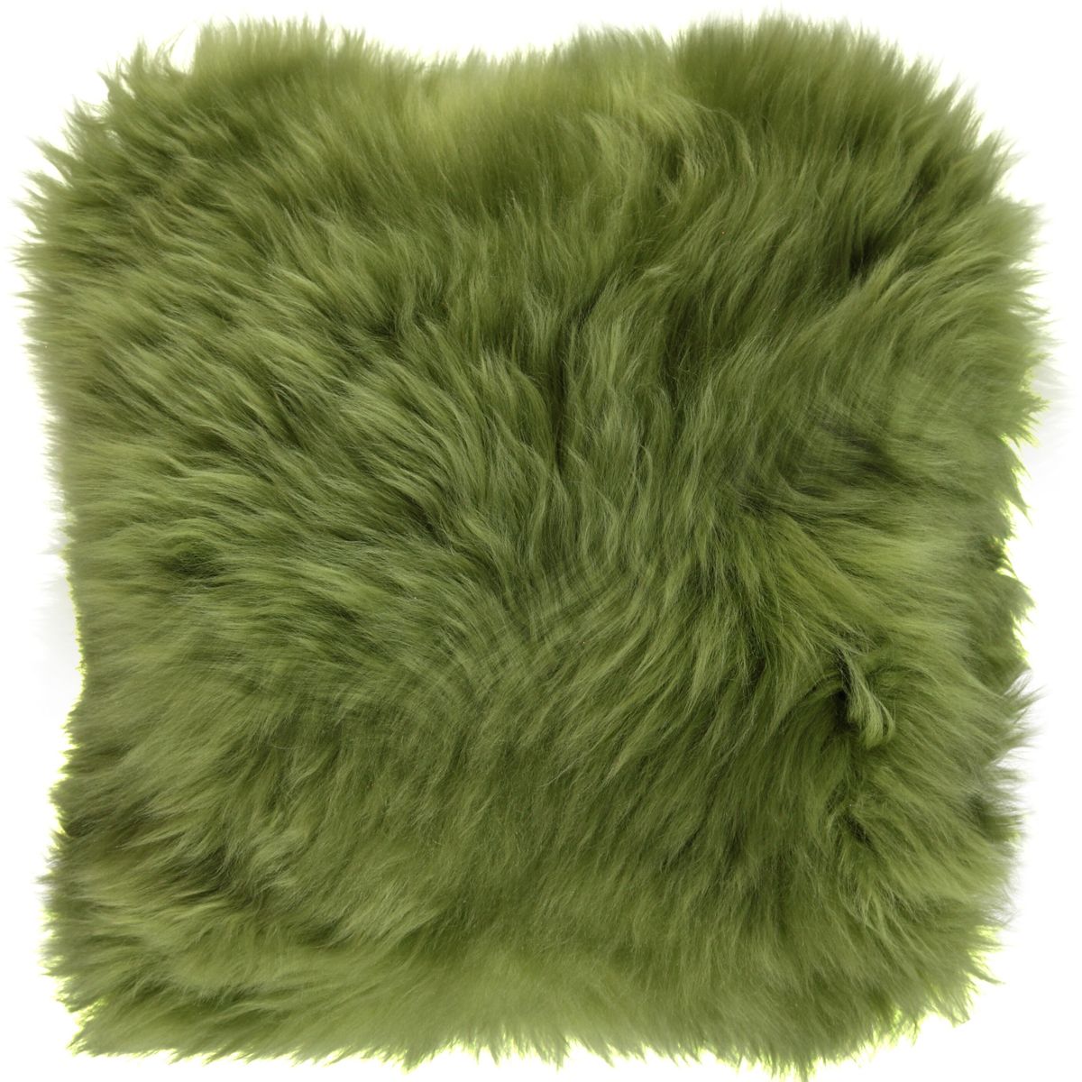 Coussin en peau de mouton longue laine | 35x35 cm Cime